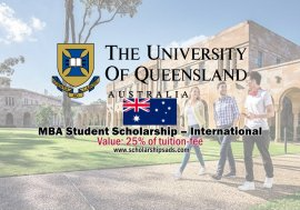 Australia MBA Student Scholarships 2023