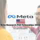 The United States Meta Research Ph.D. Scholarships 2023