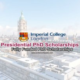 Imperial College London PhD Scholarships 2023/2024