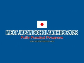 MEXT Japan Scholarships 2023