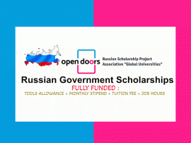 Russian Government Open Doors Scholarships