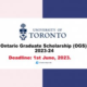 Ontario Graduate Scholarship (OGS)