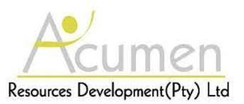 Acumen Resources Development (Pty) Ltd Recruitment 2023/2024